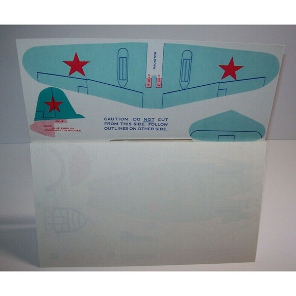 Airplane Toy Vintage Jack Armstrong Tru-Flite Model Russian Stormovik GM Cereal - Picture 3 of 10
